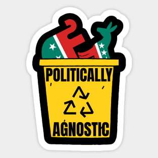 Politically Agnostic Sticker